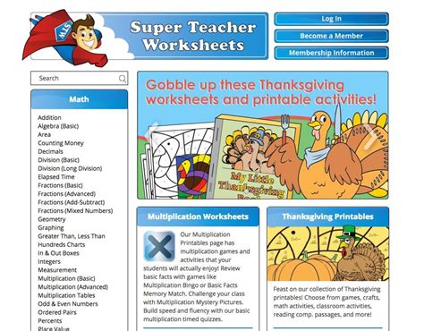 Super Teacher Worksheets software credits, cast, crew of song